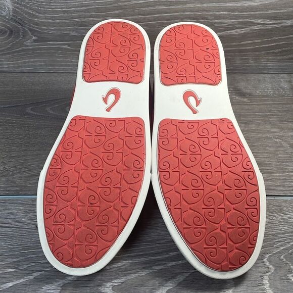 Olukai Pehuea Slip On Coral Women’s Sz 6.5 Mesh Collapsible Heel Sneakers - Picture 7 of 11